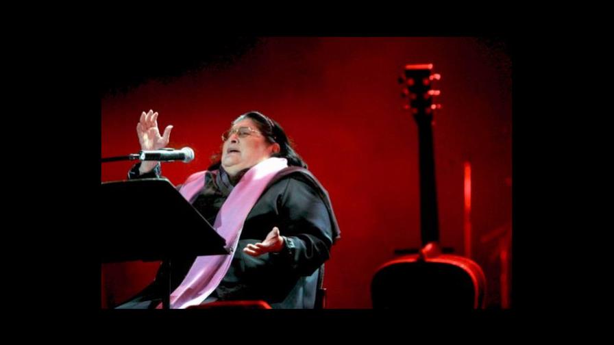 Argentina llora la muerte de Mercedes Sosa