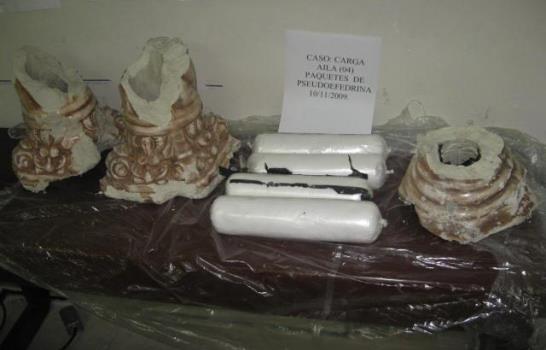 Ocupan en AILA paquetes de pseudoefedrina que iban a México