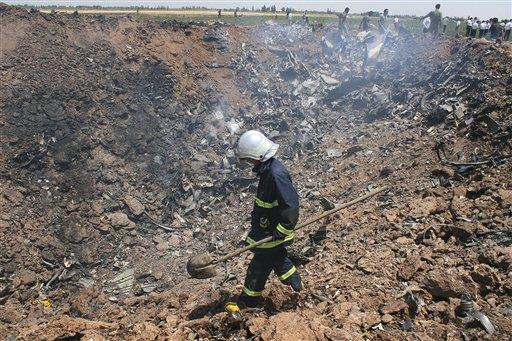 Mueren 168 ocupantes de avión iraní accidentado hoy