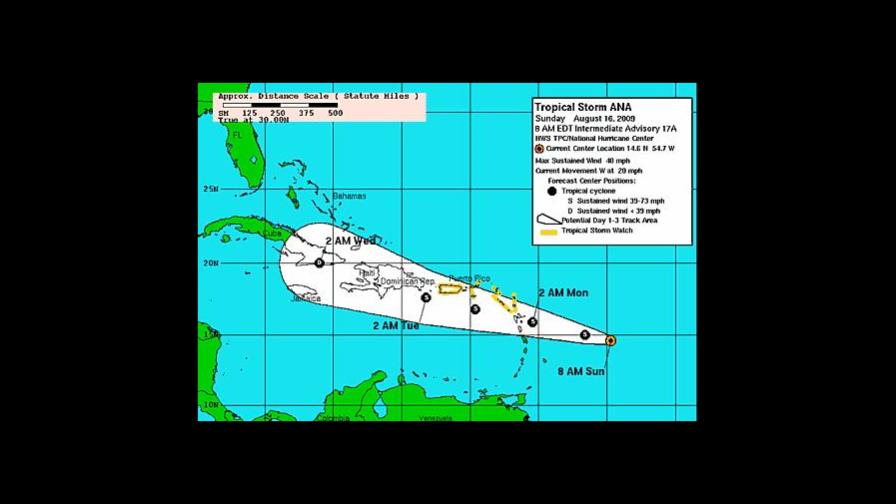 Tormenta Ana pasaría por el país el martes Tormenta Ana pasaría por el país el martes