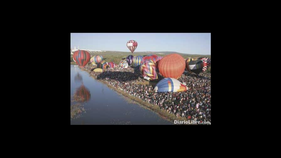 Paseando por el cielo en globos