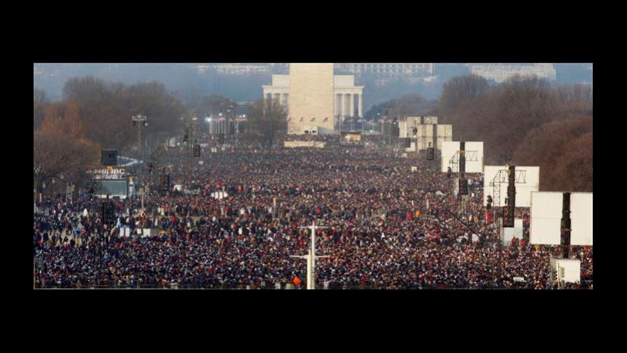 Más de un millón de personas en la toma de posesión de Obama