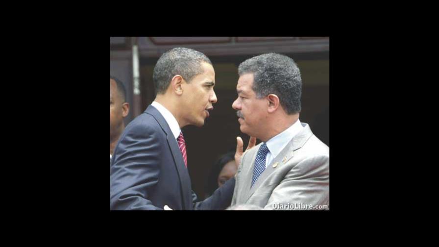 Obama y leonel en la cumbre