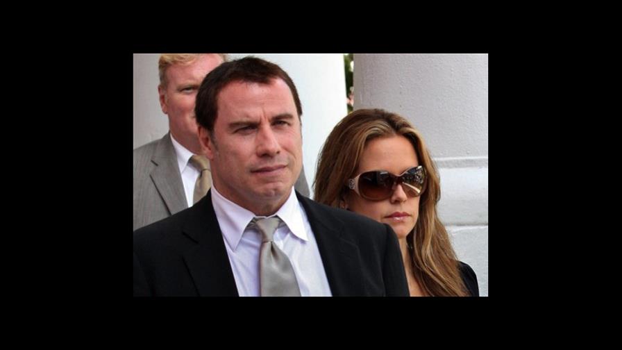 Travolta: primera aparición desde la muerte de su hijo