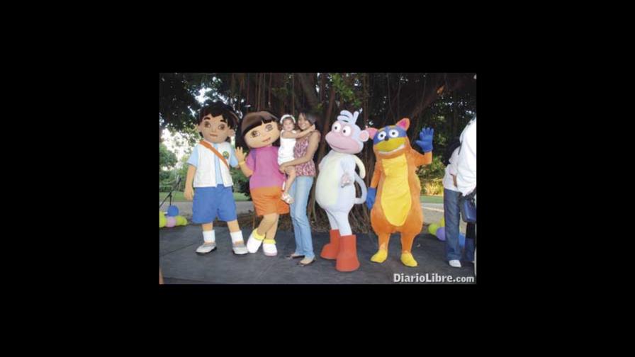 Los pequeños disfrutaron el show de Dora La Exploradora