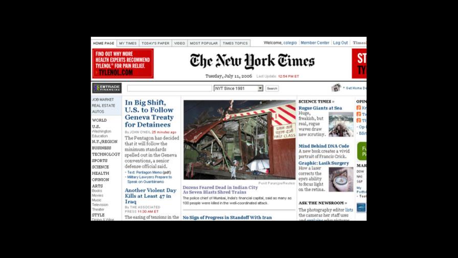 The New york Times perdió 57,8 millones de dólares en 2008