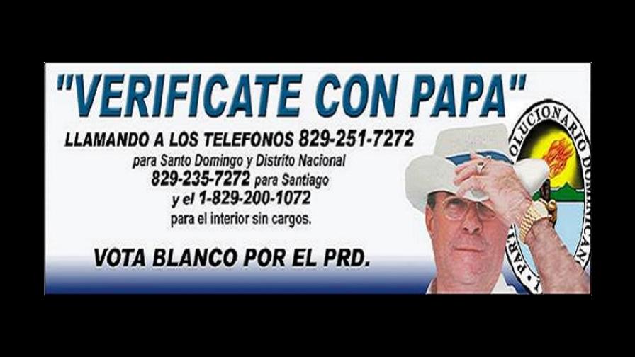Hipólito lanza campaña Verifícate con papá Hipólito lanza campaña Verifícate con papá
