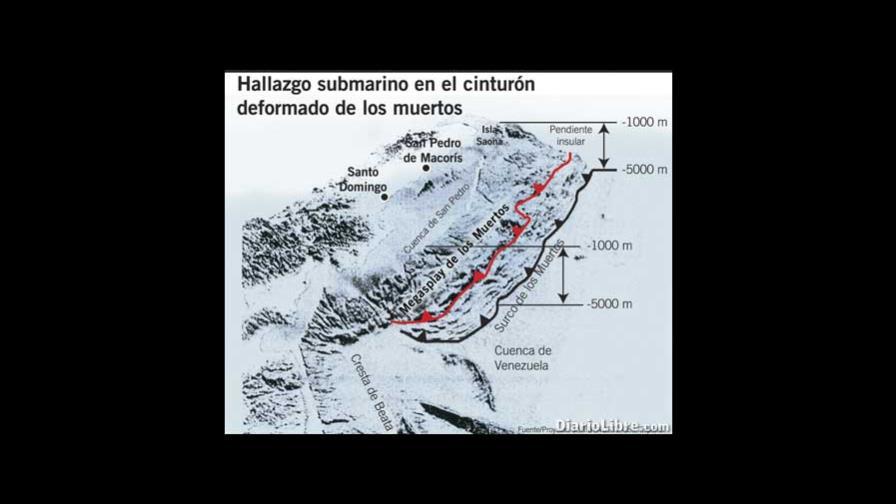 Estudio revela deslizamientos submarinos sur de RD con peligro sísmico y tsunami