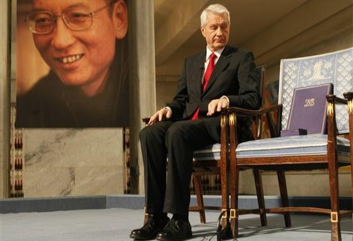 La ceremonia del Nobel, marcada por el sillón vacío de Liu Xiaobo