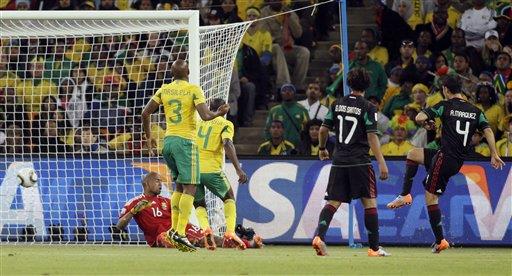 México empata primer juego del Mundial contra Sudáfrica