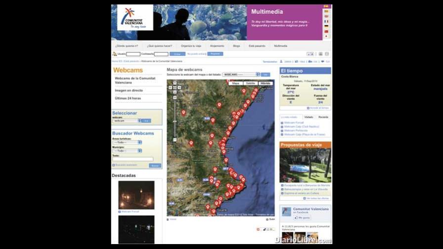 TURISMO, CÁMARAS WEB Y TV EN LÍNEA