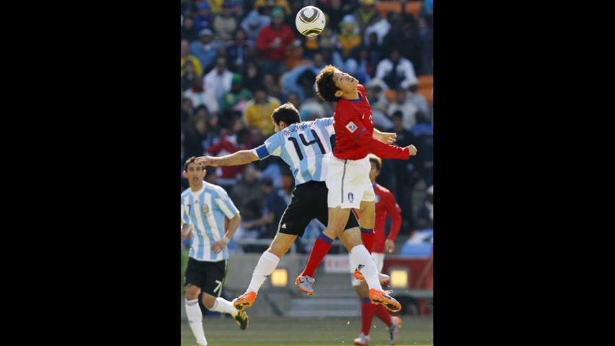 Argentina coloca el juego 2-0 frente a Corea del Sur