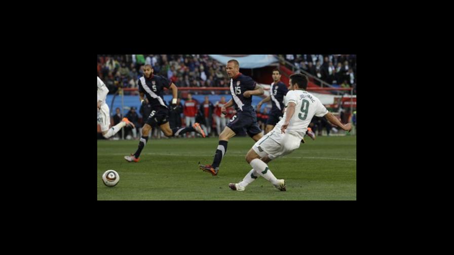Eslovenia se va al descanso 2-0 sobre EEUU