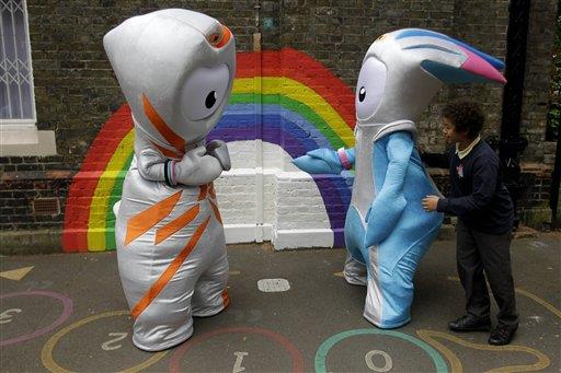 Londres presenta mascotas olímpicas de JJOO 2012