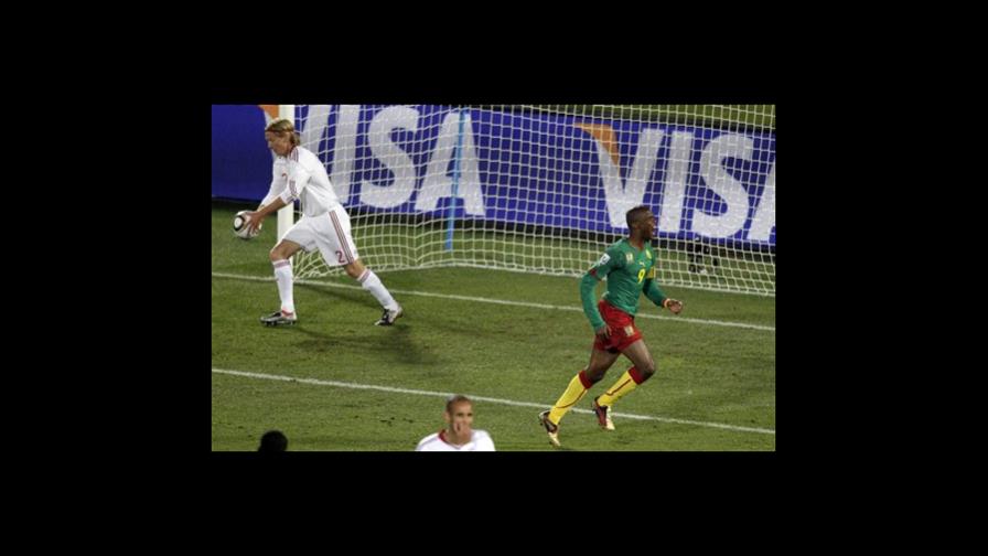 Dinamarca se impone sobre Camerún 2-1