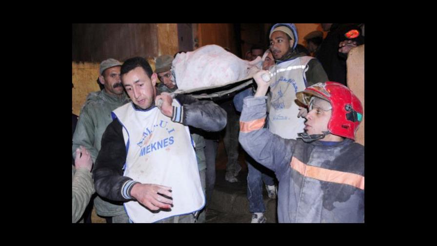 Derrumbe de torre en mezquita mata 36 en Marruecos