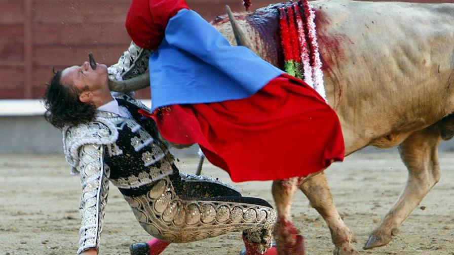 Torero español sufrió cornada fuera de peligro y consciente