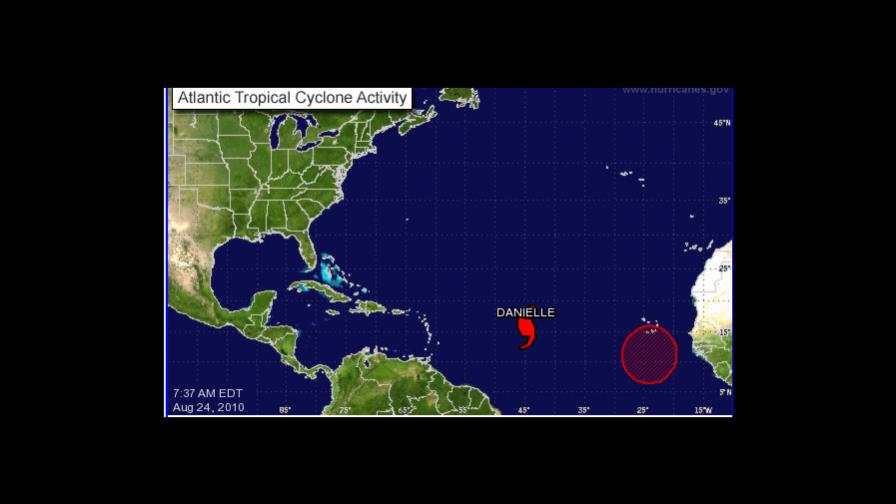 El huracán Danielle se fortalece a categoría 2