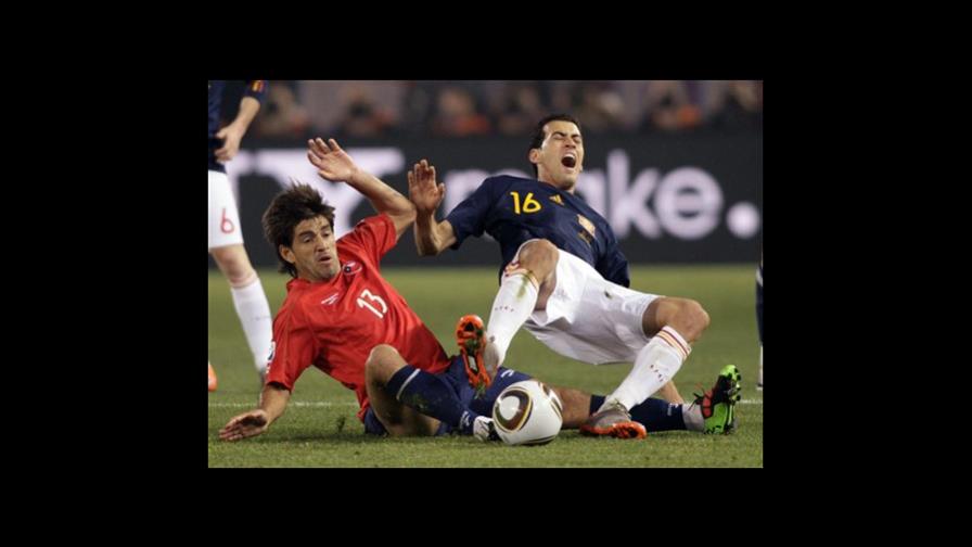 España se pone 1-0 en ventaja ante Chile España se pone 1-0 en ventaja ante Chile