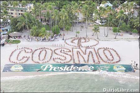 Presidente y Cosmopolitan rompen récords chicas en bikini