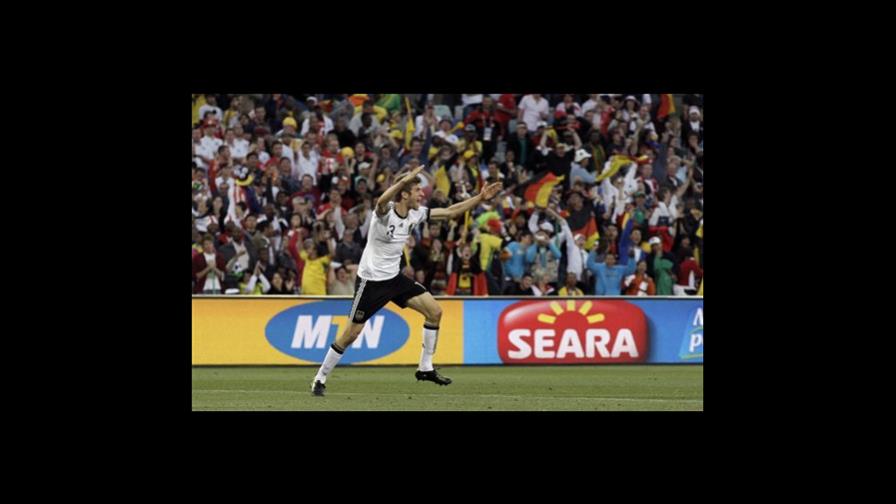 Alemania golea a Inglaterra y avanza a cuartos