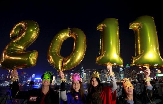 Países de Asia y Oceanía celebran la llegada de 2011