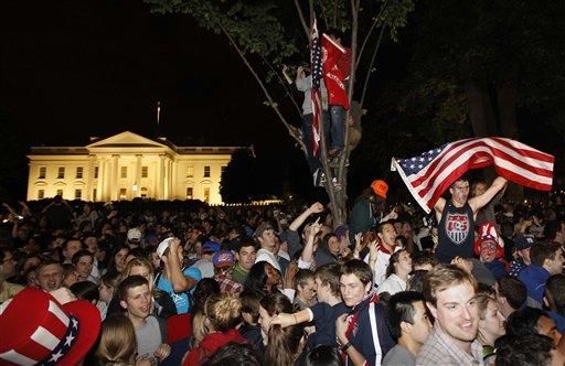 Júbilo por muerte Osama bin Laden