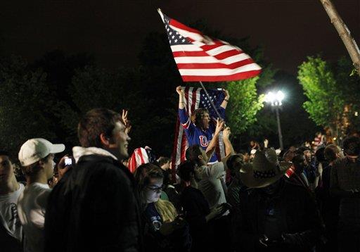 Júbilo por muerte Osama bin Laden