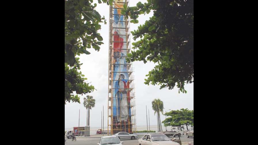 El Obelisco estará pintado con mujeres