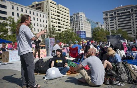 indignados protestan en Washington