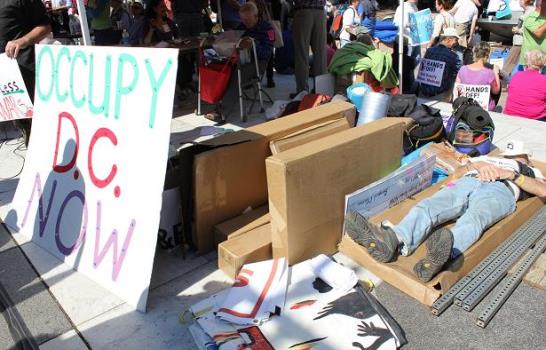 indignados protestan en Washington