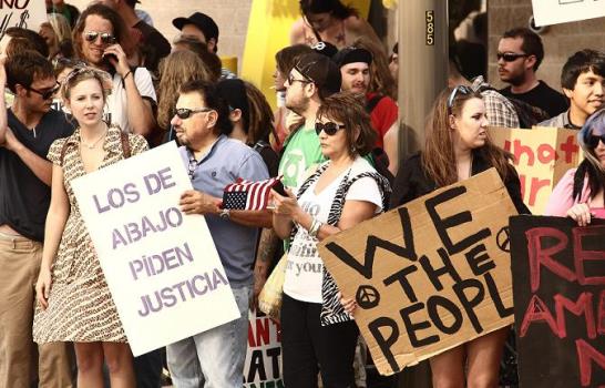 indignados protestan en Washington