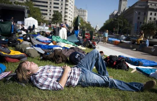 indignados protestan en Washington