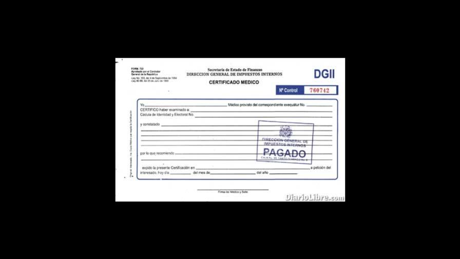 Certificados médicos DGII aún se venden