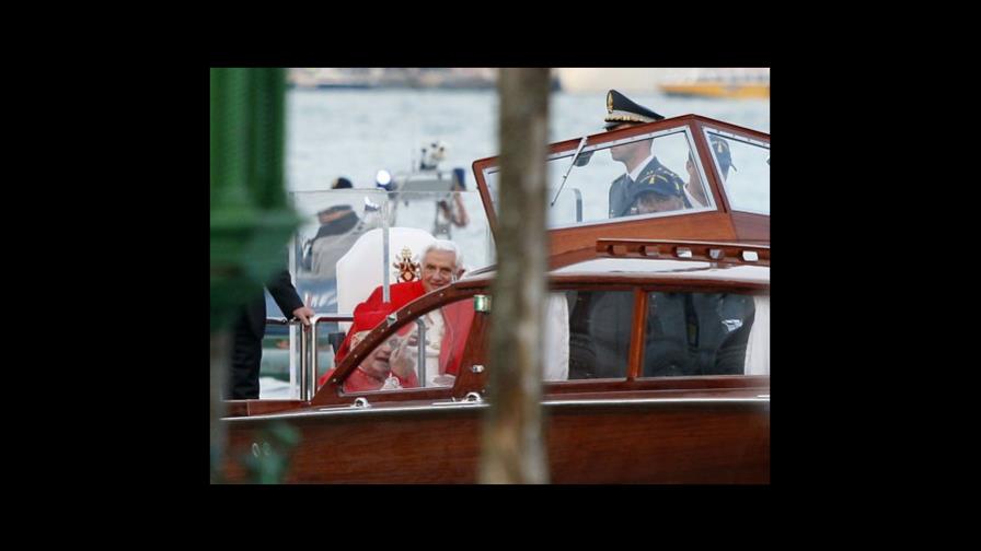 El papa Benedicto XVI visita Venecia