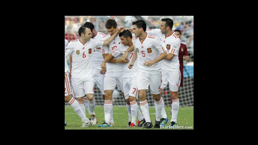 España propinó goleada 3-0 a Venezuela en choque amistoso