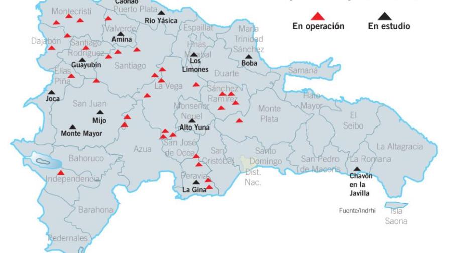 El Indrhi estudia la factibilidad construir 12 presas por US$947.5 MM