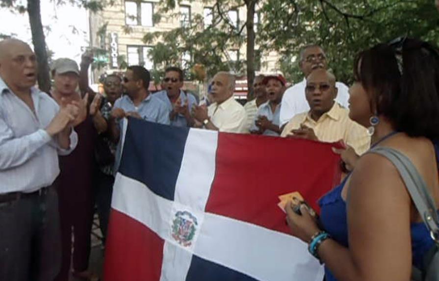 Dominicanos en NY respaldaron la huelga general