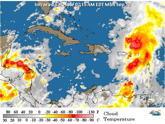 Tormenta tropical María al Norte de Puerto Rico