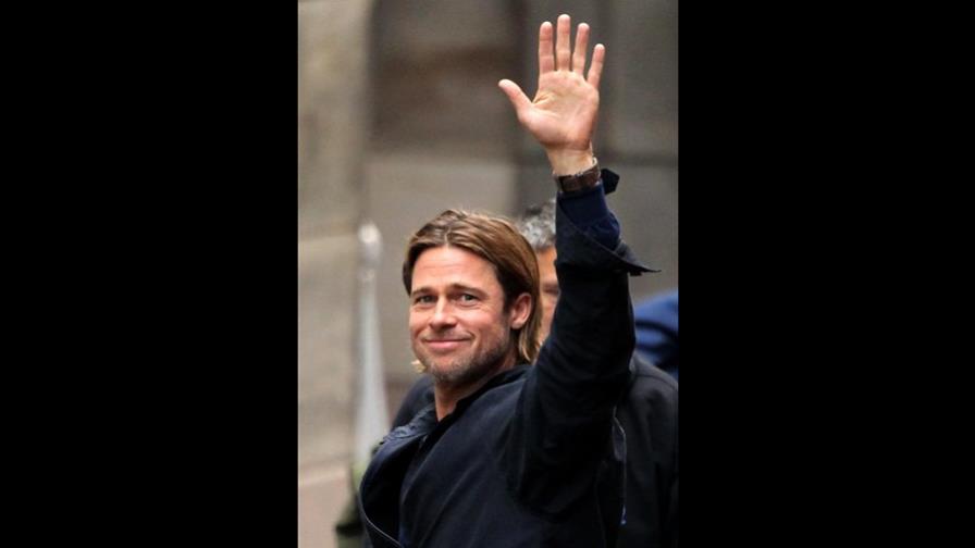 Brad Pitt filma película de zombies en ciudad escocesa