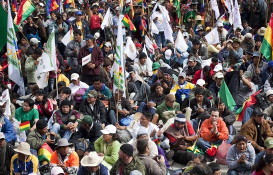 Indígenas de Bolivia llegan a La Paz tras caminar 63 días