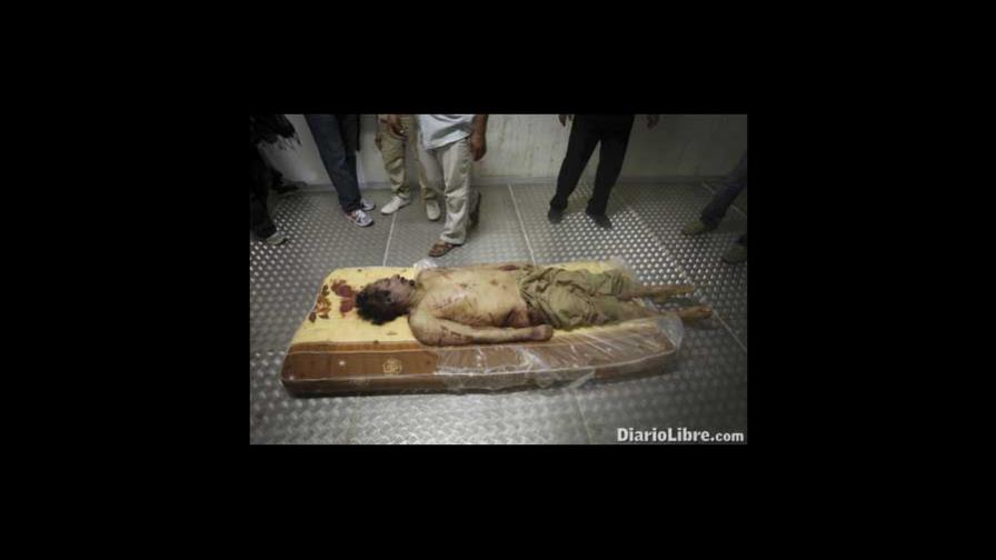 Enterrarían cadáver de Muamar al Gadafi en lugar desconocido