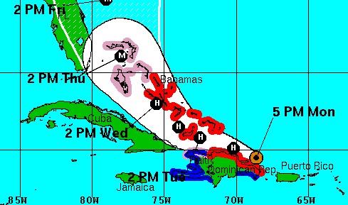 Irene se fortalece y se convierte en un huracán categoría 2
