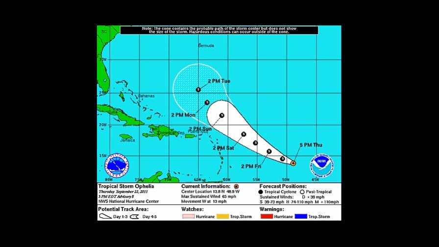 Tormenta Ophelia perderá intensidad lejos de las Antillas