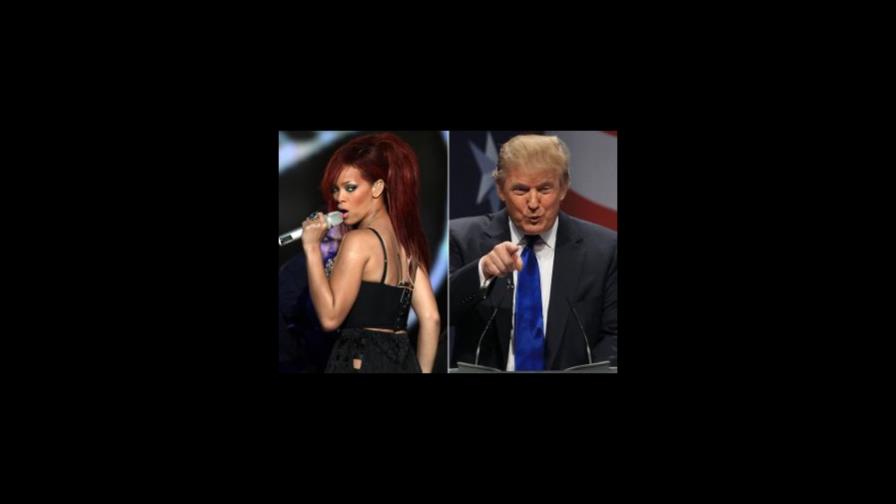 Donald Trump molesto con Rihanna por faltar a concierto benéfico
