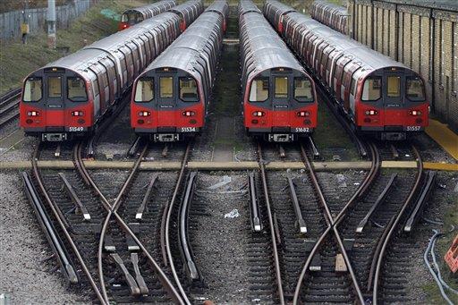 Inicia huelga de un día en el metro de Londres