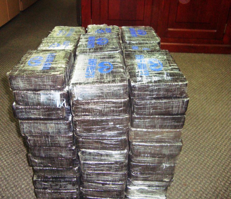 DNCD ocupa cargamento de 100 kilos cocaína en SC