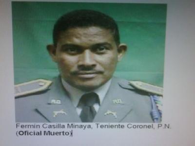 PN insiste coronel Minaya fue asesinado para robarle