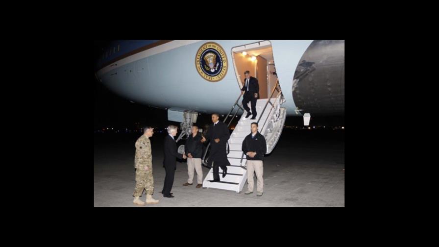 Obama llega a Afganistán para firmar pacto de seguridad