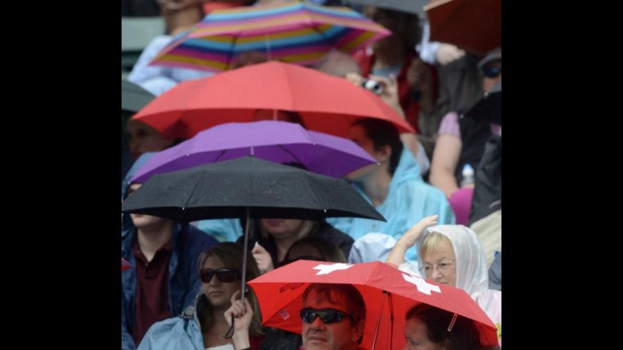 Suspendidos por la lluvia los partidos de Federer, Almagro y Del Potro